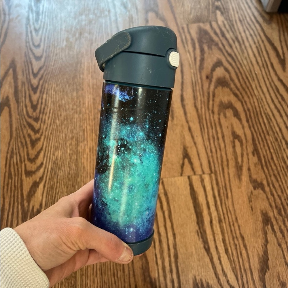 Galaxy thermos water bottle